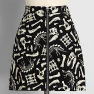 Modcloth Dig These Dino Bones Cord Mini Skirt SIZE XL (USA) / SIZE 14 (AU)